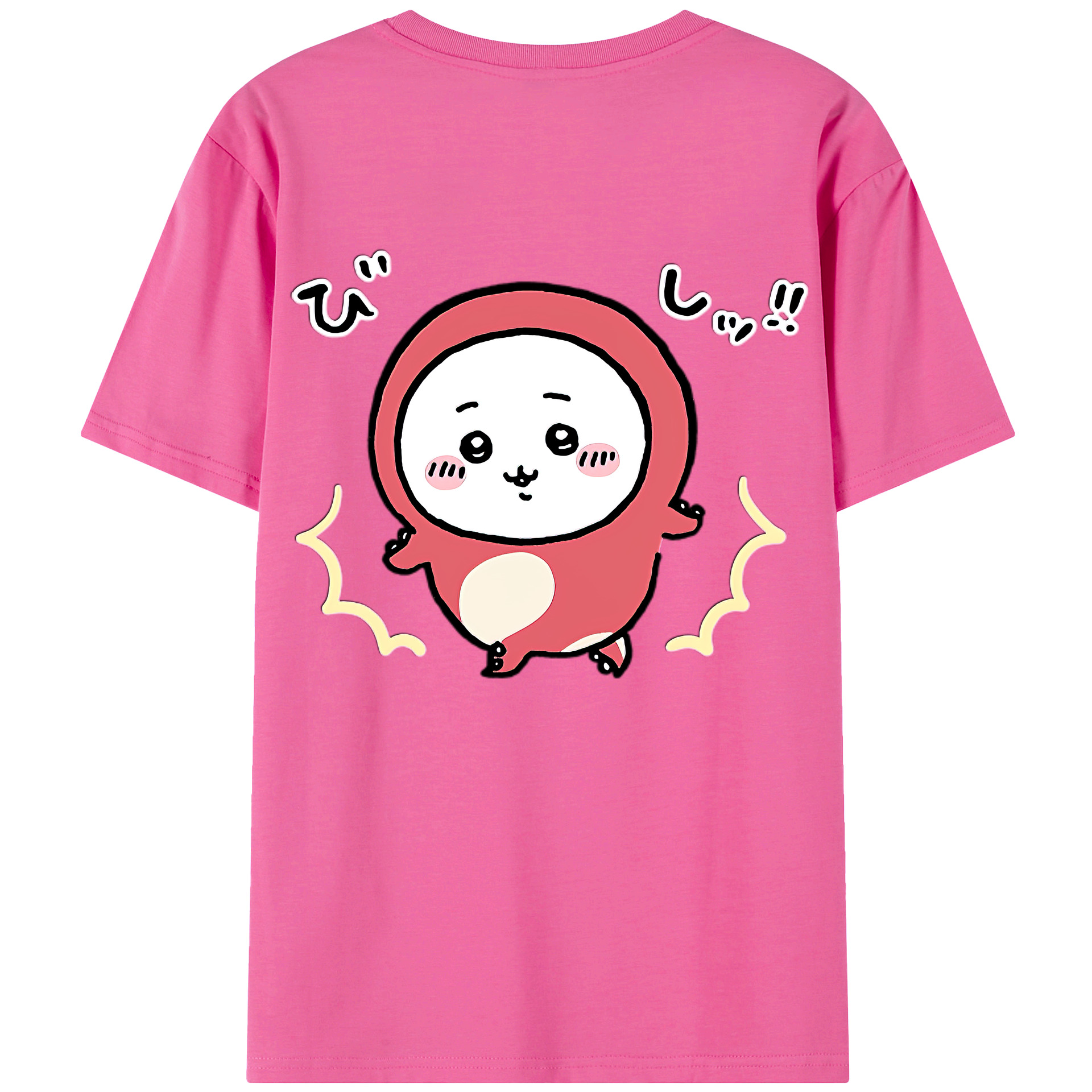 （画像用） ちいかわ ちいかわ Chii-kawa chiikawa レディース半袖Tシャツ(バックプリント)